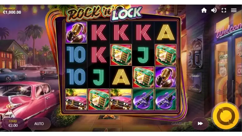 รีวิวสล็อตโดยแอดมิน guwin365 ในเกม Rock’N’Lock 